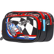 Foto de Estuche Escolar Hot Wheels Negro Yadatex 