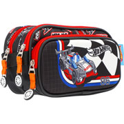 Foto de Estuche Escolar Hot Wheels Negro Yadatex 