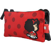 Foto de Estuche Escolar Yadatex Mafalda MLD003 Rojo 