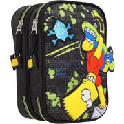 Foto de Estuche Escolar Yadatex The Simpsons SIM009 Negro 