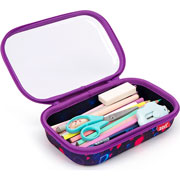 Foto de Estuche Escolar Zipit Clear Top Corazon 