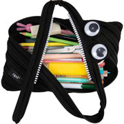 Foto de Estuche Escolar Zipit Googly Eyes Negro 