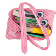 Foto de Estuche Escolar Zipit Googly Eyes Rosa 