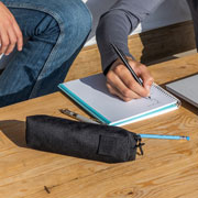 Foto de Estuche Multiusos Miquelrius Raw Rectangular Negro 