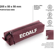 Foto de Estuche multiusos MQR Ecoalf Mini Reciclado Burdeos 