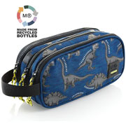 Foto de Estuche Miquelrius Wild Dino Triple con Asa Reciclado 