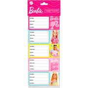 Foto de Etiqueta Escolar Barbie Granmark 128 Con 10 Piezas 