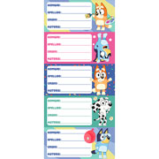 Foto de Etiqueta Escolar Bluey Granmark 128 Con 10 Piezas 