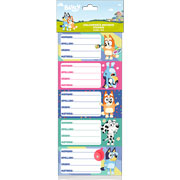 Foto de Etiqueta Escolar Bluey Granmark 128 Con 10 Piezas 