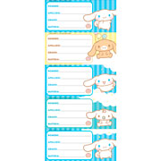 Foto de Etiqueta Escolar Cinnamoroll Granmark 128 Con 10 Piezas 