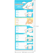 Foto de Etiqueta Escolar Cinnamoroll Granmark 128 Con 10 Piezas 