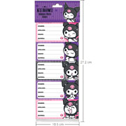 Foto de Etiqueta Escolar Kuromi Granmark 128 Con 10 Piezas 