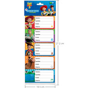 Foto de Etiqueta Escolar Toy Story 5 Granmark 128 Con 10 Piezas 