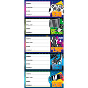 Foto de Etiqueta Escolar Videojuegos Granmark 128 Con 10 Piezas 