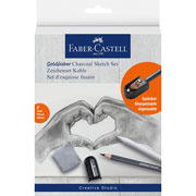 Foto de Faber-Castell Goldfaber Carbon Sketch Set con 8 