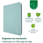 Foto de Folder Barrilito Ecologico Tamano Carta con 40 Protectores 