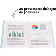 Foto de Folder Barrilito Ecologico Tamano Carta con 40 Protectores 