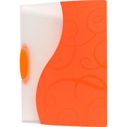 Foto de Folder Broche Polidex tamaño carta Clip Plastico Naranja 