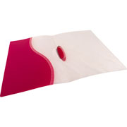 Foto de Folder Broche Polidex tamaño carta Clip Plastico rosa 