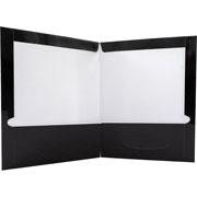 Foto de Folder Kiel Plastico 2 Solapas tamaño carta con 5 negro 