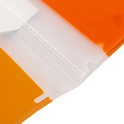 Foto de Folder Polidex tamaño carta con 8 Divisiones Naranja 