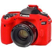 Foto de Funda Roja Easycover para Canon 80D 