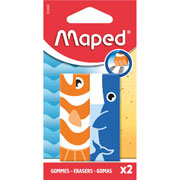 Foto de Goma Escolar Maped 123400 Animal Blister Con 2 