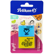 Foto de Goma Escolar Pelikan Pop 2 Piezas 