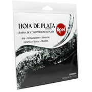 Foto de Hoja De Plata Para Decoración (Imitación) Con 100 Piezas 