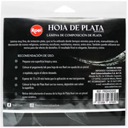 Foto de Hoja De Plata Para Decoración (Imitación) Con 100 Piezas 