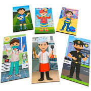 Foto de Juego de Madera Profesiones y Oficios Evaflex 18 Piezas 