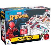 Foto de Juego De Mesa Novelty Domino Spiderman Caja Metalica Con 28 Piezas 