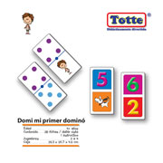 Foto de Juego de Mesa Totte T052 Mi Primer Domino Doble Vista 