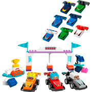 Foto de Juguete Lego Duplo Coches De Carreras Y Pilotos Del Equipo De F1 