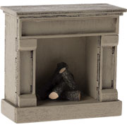Foto de Juguete Maileg Fireplace Mouse Off White 
