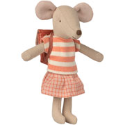 Foto de Juguete Maileg Tricycle Mouse Big Sister Coral 