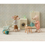 Foto de Juguete Maileg Washing Machine Mouse Off White 