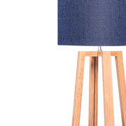 Foto de Lámpara oficina Alterego bilbao raquel azul/madera 