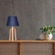 Foto de LÁMPARA OFICINA ALTEREGO NORDICO OCTAVIA CONICA AZUL/MADERA 