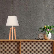 Foto de LÁMPARA OFICINA ALTEREGO NORDICO OCTAVIA CONICA HUE/MADERA 