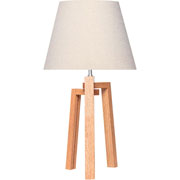 Foto de LÁMPARA OFICINA ALTEREGO NORDICO OCTAVIA CONICA HUE/MADERA 