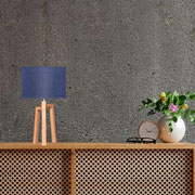 Foto de LÁMPARA OFICINA ALTEREGO NORDICO ROMINA CILINDRICA AZ/MADERA 