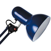 Foto de Lampara Para Escritorio Aries Con Brazo Flexible Color Azul 