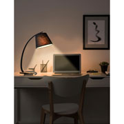 Foto de Lampara Para Escritorio Utaka Color Negro 