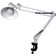 Foto de Lampara Para Restirador Con Brazo Flexible Color Blanco 