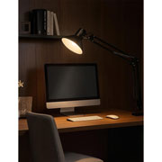 Foto de Lampara Para Restirador Con Brazo Flexible Color Negro 