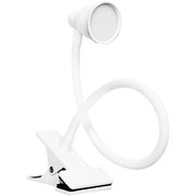 Foto de Lampara Para Restirador Luz Led Con Clip Y Brazo Flexible Color Blanco 