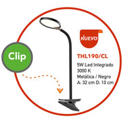 Foto de Lampara Para Restirador Tecnolite Led Flex Con Clip Negro Thl190/Cl 