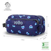 Foto de Lapicera Escolar Totto Nacary Glitter Azul 