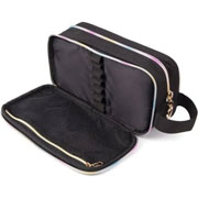 Foto de Lapicera Escolar Zipit Glam 2 Cierres Negro 